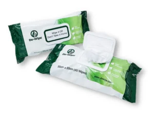 Chusteczki dekontaminacyjne De-Wipe 30x20cm, opakowanie 40 szt.