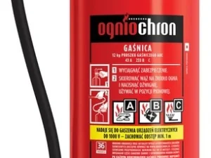 Gaśnica proszkowa 12kg GP-12x ABC/E OGNIOCHRON