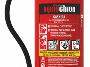 Gaśnica proszkowa 9kg GP-9x ABC/MP/E OGNIOCHRON
