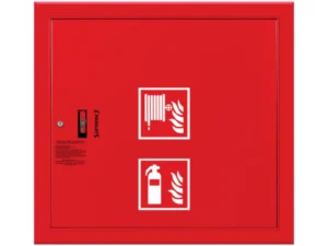 Hydrant wewnętrzny DN52 wnękowy z miejscem na gaśnicę (solo) z dodatkowym wężem uniwersalny