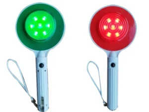 Lizak do kierowania ruchem LED czerwono/zielony bateria litowo-jonowa