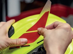NAKLEJKI NIEBIESKIE ODBLASKOWE DO HEŁMU HEROS H10, TYP 3M SCOTCHLITE 580* [15766701]