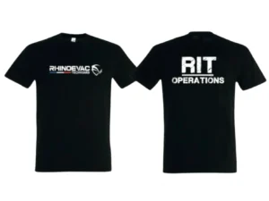 T-SHIRT Czarny Rhinoevac