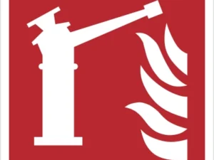 Znak działko gaśnicze wg PN-EN ISO 7010