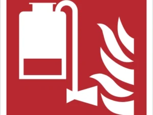 Znak przenośna jednostka podawania piany wg PN-EN ISO 7010