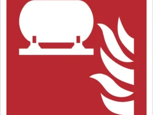 Znak stała instalacja gaśnicza wg PN-EN ISO 7010
